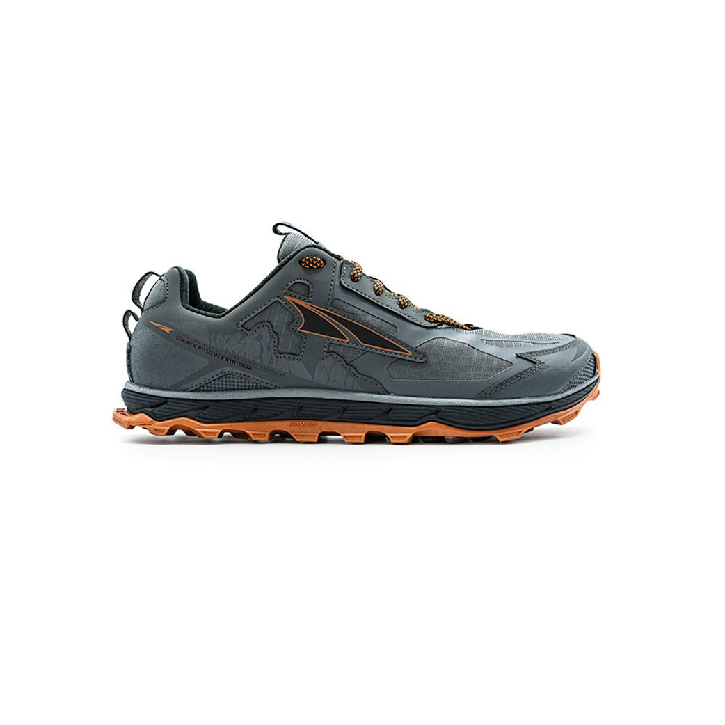 Altra Trailrunning Schuhe Herren - Lone Peak 4.5 - Grau/Orange 621ZAUWVM